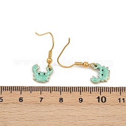 Серьги-подвески из нержавеющей стали 304 серии Ocean&nbsp;EJEW-K017-01F-G