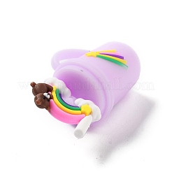 Большие подвески из непрозрачного пластика из ПВХ&nbsp;LS-X-KY-D022-05C