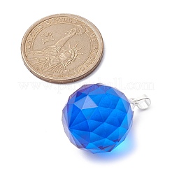 Кулон из прозрачного стекла с граненой каплей&nbsp;PALLOY-JF02348-02