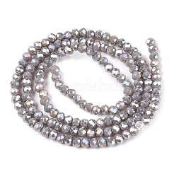 Стеклянные бусины с гальваническим покрытием &nbsp;EGLA-A044-P1mm-B10