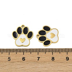 Подвески из нержавеющей стали 304 с эмалью&nbsp;STAS-L302-24G-02