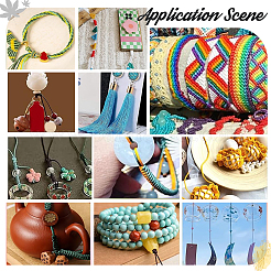 8 рулон 8-х цветной нейлоновой плетеной нити&nbsp;OCOR-PH0002-89