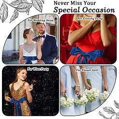 2 шт. двухцветная атласная лента для обертывания вокруг цепочных ремней&nbsp;AJEW-CP0009-47