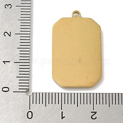 Подвески из нержавеющей стали 304 со стразами&nbsp;STAS-I322-82G-A