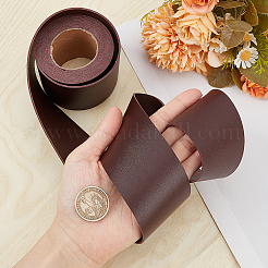 Двусторонние ленты из ПВХ из искусственной кожи длиной 2 м.&nbsp;SRIB-WH0011-127D-02