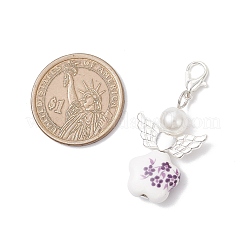 Подвесные украшения из фарфора ручной работы&nbsp;HJEW-JM03939