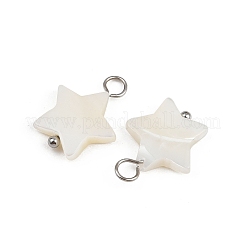 Подвески в форме звезд из натуральных ракушек&nbsp;X1-STAS-D378-35P