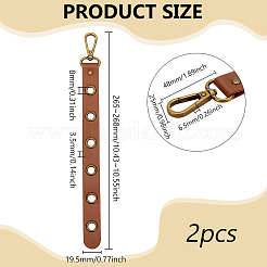 Кожа PU подвесные украшения&nbsp;FIND-WH0290-49AB-01