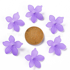 Матовые акриловые колпачки из бисера&nbsp;X-MACR-S371-05A-747