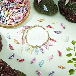 Подвески из непрозрачного акрила в стиле ремесла&nbsp;MACR-FH0001-11