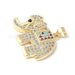 Латунные подвески из микро-паве&nbsp;ZIRC-I071-01G-02