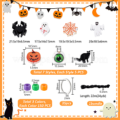 Наборы для изготовления брелоков своими руками на тему хэллоуина&nbsp;DIY-PH0030-62