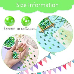 Наборы для изготовления ожерелий и браслетов из зеленой серии своими руками&nbsp;DIY-CJ0001-77