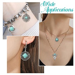 15шт 15 стиля подвески из синтетической бирюзы&nbsp;FIND-CJ0004-26