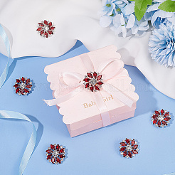 6 шт. латунные пуговицы с 1 отверстиями на ножке&nbsp;BUTT-FG0001-15D