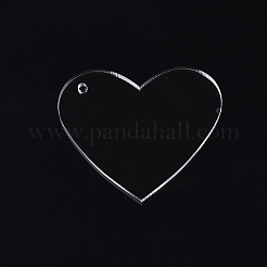 Прозрачные акриловые большие подвески&nbsp;LS-TACR-S137-02