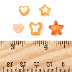 200шт 5 стиля прозрачные акриловые бусины&nbsp;TACR-FS0001-54C