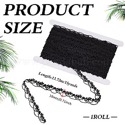 1 рулон кружевной отделки из полиэстера&nbsp;OCOR-MA0001-70A