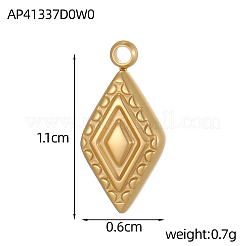 Подвески из нержавеющей стали 304&nbsp;STAS-OY009-63G