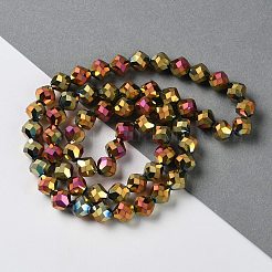 Стеклянные бусины с гальваническим покрытием &nbsp;EGLA-I019-FP01