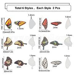 12 шт. 6 акриловых подвески&nbsp;FIND-SC0002-50