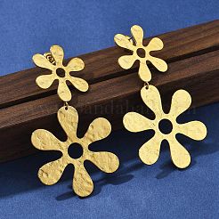 Серьги-гвоздики из нержавеющей стали 304 для женщин&nbsp;EJEW-K268-12D-G