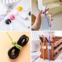 20 шт. пластиковый ПВХ-органайзер для кабеля&nbsp;AJEW-TA0002-51B