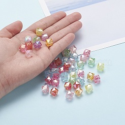 200 шт. Прозрачные акриловые бусины&nbsp;TACR-YW0001-23