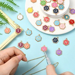 52 шт. Подвески из сплава с эмалью&nbsp;ENAM-CJ0007-07D