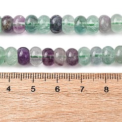 1 нить натуральных разноцветных флюоритовых бусин&nbsp;G-OC0004-75