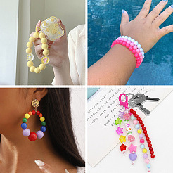 Непрозрачные акриловые бусины&nbsp;OACR-TAC0014-06J