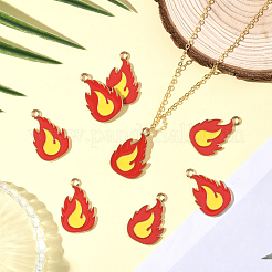 24 шт. подвески из сплава и эмали на тему пожаротушения&nbsp;ENAM-SC0007-23