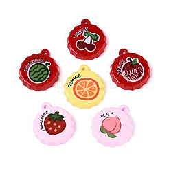 Печатные подвески из непрозрачного акрила&nbsp;MACR-N018-12