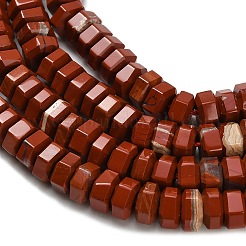 Натуральные красные яшмы бусы пряди&nbsp;G-G317-A13-3x6mm