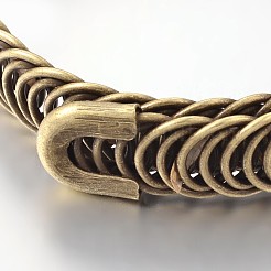 Полые железные браслеты простирания&nbsp;MAK-J009-44AB