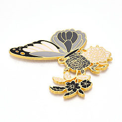 Подвески из эмалированного сплава с гальванопокрытием&nbsp;ENAM-N056-399A-G