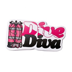 Набор бумажных наклеек на тему погружения с мультфильмом&nbsp;LS-DIY-M031-50