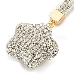 Брелок из сплава смолы и стразов&nbsp;LS-KEYC-U006-01A