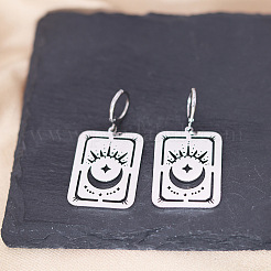 Серьги-кольца из нержавеющей стали 304&nbsp;FS-WGB8D04-01