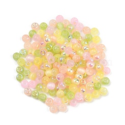 Разноцветные круглые стеклянные бусины с имитацией кошачьего глаза&nbsp;LS-SEED-NH0003-01A-01