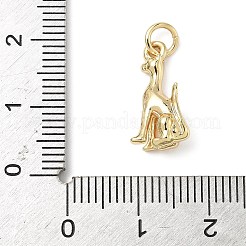 Латунные подвески&nbsp;ZIRC-I356-04G-03