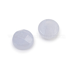 Натуральный голубой агат шнурка кабошоны&nbsp;G-B146-02B-6mm