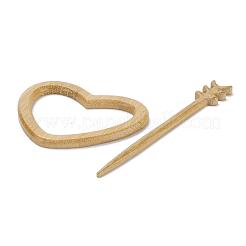 Броши из дерева сердце JEWB-C010-06