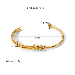 Женские браслеты-манжеты из нержавеющей стали со спиральным дизайном&nbsp;CZ5771-1