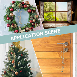 Подвесные украшения из джутовой оплетки&nbsp;AJEW-WH20020-325B