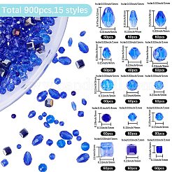 Прозрачные стеклянные бусины&nbsp;GLAA-SP0001-50B