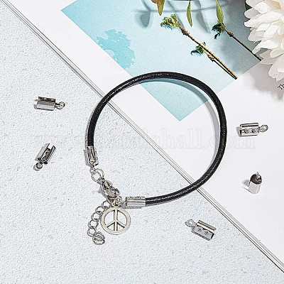 Наконечники шнура из нержавеющей стали марки 304&nbsp;LS-STAS-F232-02-P-1