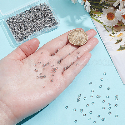 2000 шт. Открытые соединительные кольца из нержавеющей стали 304 STAS-ME0001-15-1