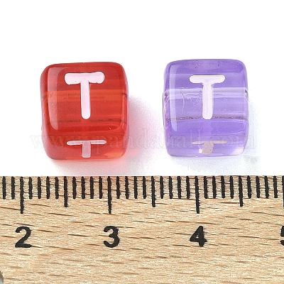 Прозрачные акриловые бусины&nbsp;MACR-K365-07T-1