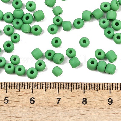 Матовые непрозрачные стеклянные бусины 6/0 шт.&nbsp;SEED-R029-4mm-A10-1